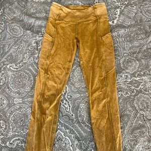 Lululemon stone wash crop leggings
